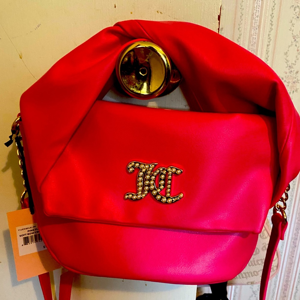 Juicy Couture pink flash crossbody